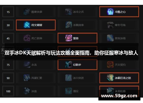 双手冰DK天赋解析与玩法攻略全面指南，助你征服寒冰与敌人